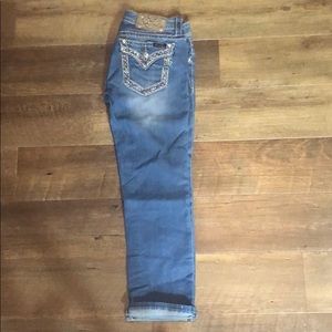 Miss Me Crop Jeans size 28
